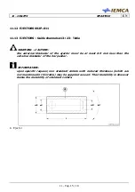 Предварительный просмотр 143 страницы IEMCA Smart 320 Tp Manual For Use And Maintenance