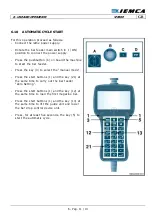 Preview for 67 page of IEMCA VIP80 Evolution Manual For Use And Maintenance