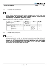 Preview for 83 page of IEMCA VIP80 Evolution Manual For Use And Maintenance