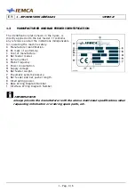 Preview for 14 page of IEMCA VIP80E-II Manual For Use And Maintenance