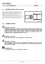 Preview for 88 page of IEMCA VIP80E-II Manual For Use And Maintenance