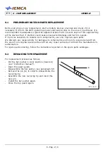 Preview for 106 page of IEMCA VIP80E-II Manual For Use And Maintenance