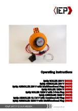 IEP Spidy ROLLER 12/24 V Operating Instructions Manual preview