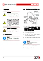 Предварительный просмотр 20 страницы IEP Spidy ROLLER 230 V Operating Instructions Manual