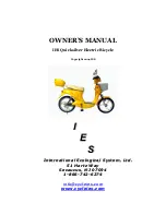 IES IES Quicksilver Owner'S Manual preview