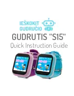 IESKOKIT GUDRUCIO GUDRUTIS S15 Quick Instruction Manual preview