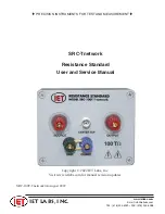 Предварительный просмотр 1 страницы IET Labs SRC-100T-Tnetwork User And Service Manual