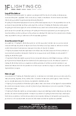 Preview for 16 page of IF Lighting Equinox 1000 Specification, Warranty And Operation Manual