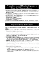 Preview for 3 page of IFB 20BC4 Owner'S Manual