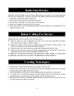 Preview for 7 page of IFB 20BC4 Owner'S Manual