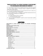 Предварительный просмотр 2 страницы IFB 20PG2S Owner'S Manual