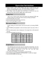 Preview for 11 page of IFB 20PM2S Owner'S Manual