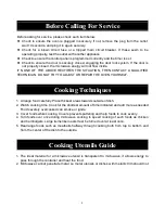 Preview for 8 page of IFB 25BCS1 Instructions Manual