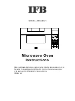 Preview for 1 page of IFB 25BCSDD1 Instructions Manual