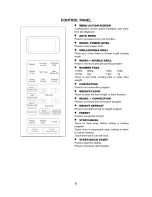 Предварительный просмотр 9 страницы IFB 25DGSC1 Owner'S Manual