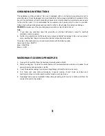 Preview for 6 page of IFB 38SRC1 Manual Instructions