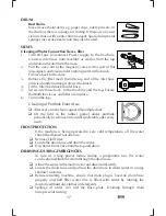 Предварительный просмотр 18 страницы IFB ELENA Operating Manual