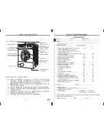 Preview for 4 page of IFB EXECUTIVE PLUS WTEX+B Operating Manual