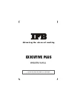 Preview for 1 page of IFB Executive Plus Operating Manual