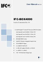 IFC IFC-BOX4000 User Manual preview