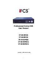 IFCS Professional Series IF-844M2G User Manual preview