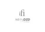 ifi NEO iDSD User Manual preview