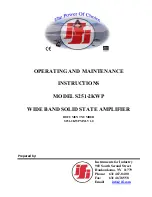 Предварительный просмотр 1 страницы ifi S251-2KWP Operating And Maintenance Instructions Manual