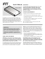 Preview for 1 page of iFIT EXIF12.0 User Manual