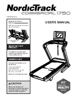 iFIT NordicTrack COMMERCIAL 1750 User Manual preview