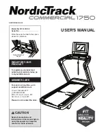 Preview for 1 page of iFIT NTL14122.2 User Manual