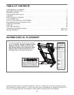 Preview for 2 page of iFIT NTL14122.2 User Manual