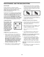 Preview for 25 page of iFIT Pro-Form Carbon TLX PFTL90924.1 User Manual