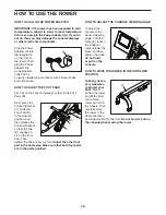 Preview for 12 page of iFIT PRO-FORM PRO R10 User Manual