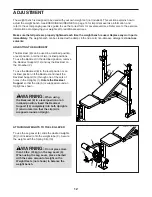 Предварительный просмотр 12 страницы iFIT WEIDER PLATINUM WEBE60020.0 User Manual