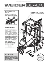 Preview for 1 page of iFIT WEIDERBLACK WBBE14908.0 User Manual