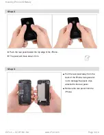 Предварительный просмотр 3 страницы iFixit iPhone 4S Installing Manual