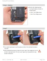 Предварительный просмотр 4 страницы iFixit iPhone 4S Installing Manual