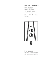 iflo Thirle Electric Shower 8.5 Kw Installation Instructions & User Manual preview