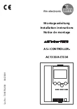 IFM Electronic A5 Interface AS-i CONTROLLER e AC1333 Installation Instructions Manual предпросмотр