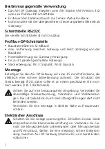 Preview for 2 page of IFM Electronic AC1376 Installation Instructions Manual