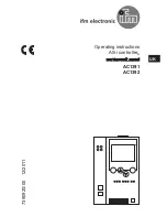 IFM Electronic AC1391 Operating Instructions Manual предпросмотр