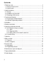 Предварительный просмотр 2 страницы IFM Electronic AC1391 Operating Instructions Manual