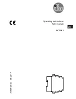 IFM Electronic AC2261 Operating Instructions Manual предпросмотр