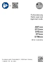 IFM Electronic ANT Series Quick Start Manual preview