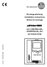 IFM Electronic AS-Interface AS-i ControllerE AC1365 Installation Instructions Manual preview