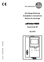 Предварительный просмотр 1 страницы IFM Electronic AS Interface SmartLink DP AC1375 Installation Instructions Manual