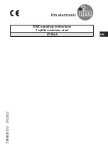 IFM Electronic E7354A Operating Instructions Manual предпросмотр