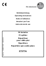 Предварительный просмотр 1 страницы IFM Electronic E7377A Operating Instructions Manual