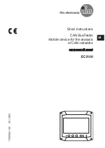 Предварительный просмотр 1 страницы IFM Electronic Ecomat100 EC2100 Short Instructions