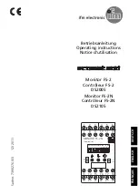 Preview for 1 page of IFM Electronic Ecomat200 Operating Instructions Manual